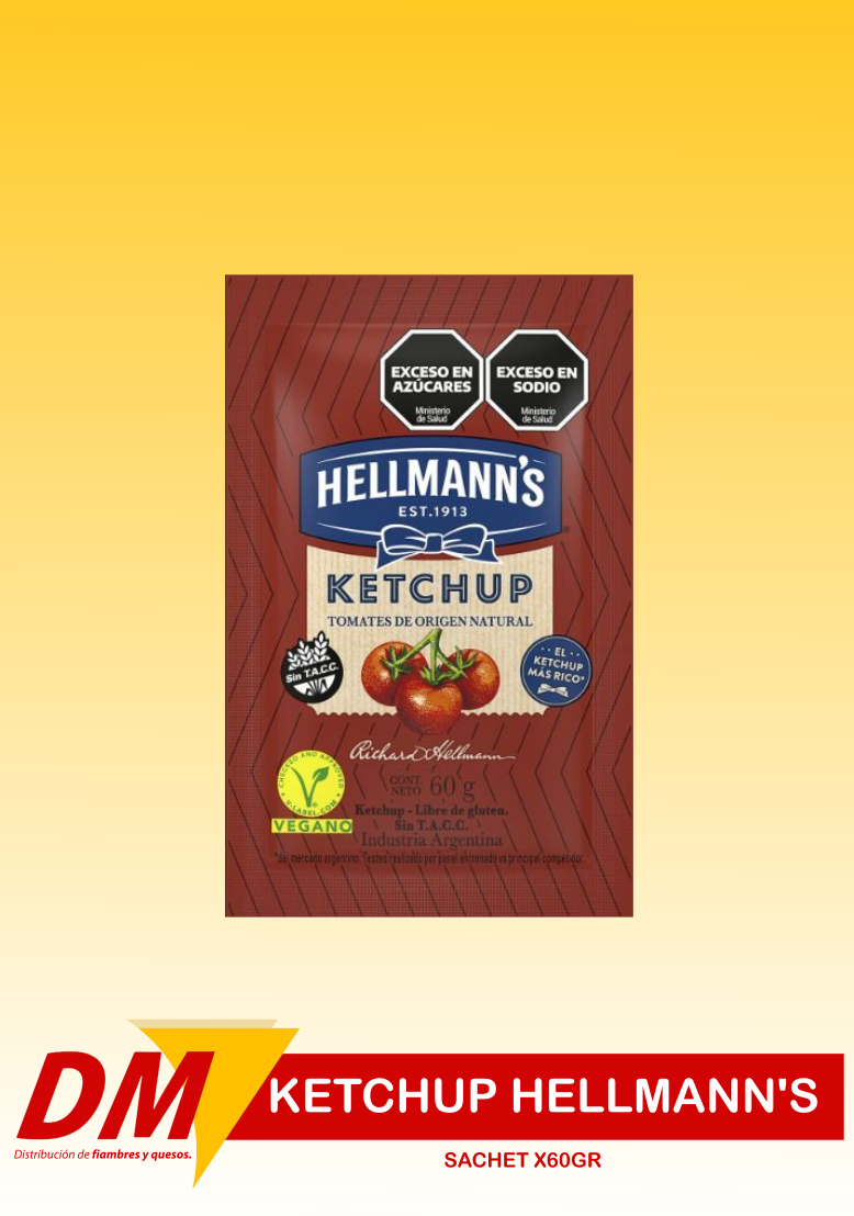 Ketchup hellmans x60gr